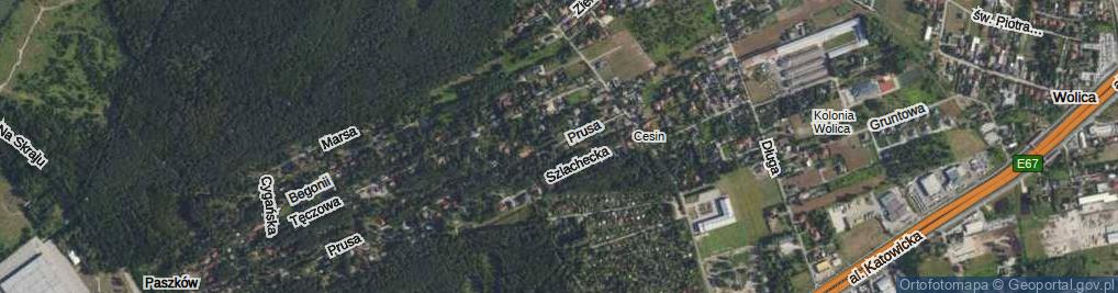 Zdjęcie satelitarne Wolica ul.