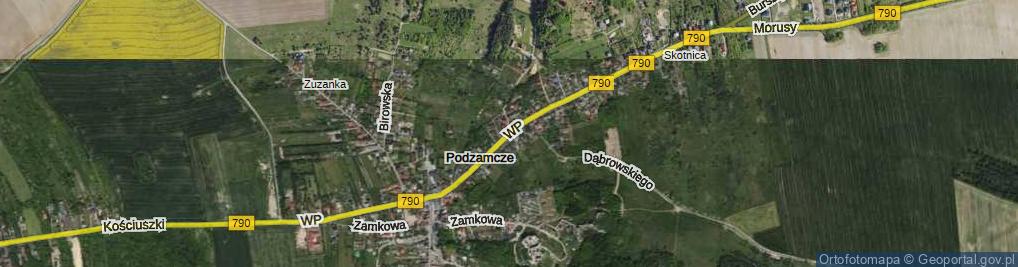 Zdjęcie satelitarne Wojska Polskiego ul.