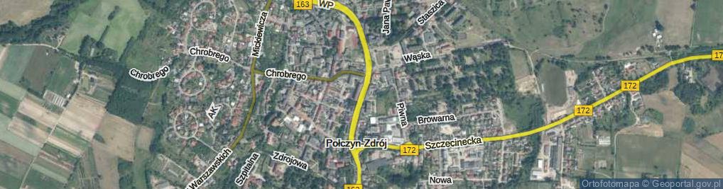 Zdjęcie satelitarne Wojska Polskiego ul.