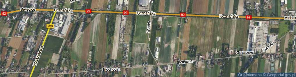 Zdjęcie satelitarne Wolska ul.