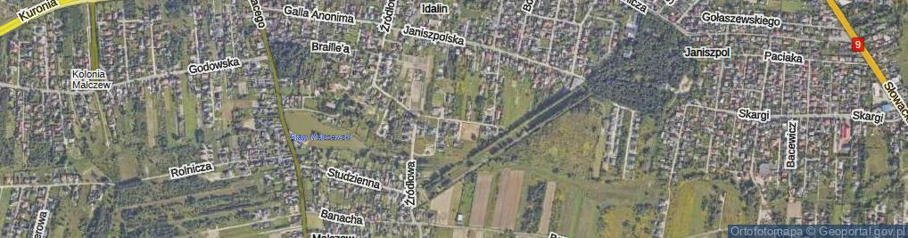 Zdjęcie satelitarne Wodociągowa ul.