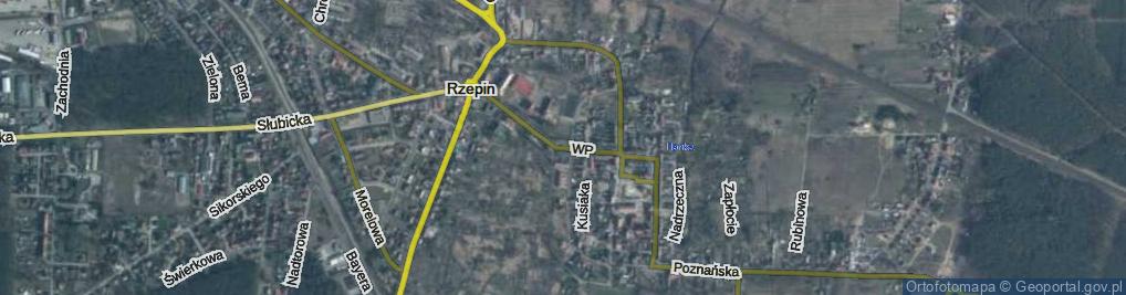 Zdjęcie satelitarne Wojska Polskiego ul.