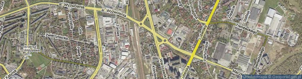 Zdjęcie satelitarne Wojciechowskiego Stanisława ul.