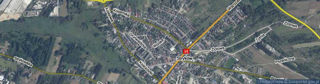 Zdjęcie satelitarne Wolska ul.