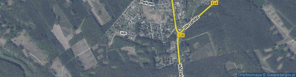 Zdjęcie satelitarne Wojska Polskiego ul.