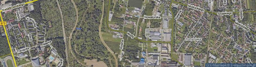 Zdjęcie satelitarne Wody Wiesława ul.