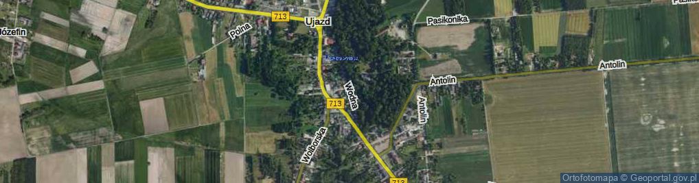 Zdjęcie satelitarne Wodna ul.