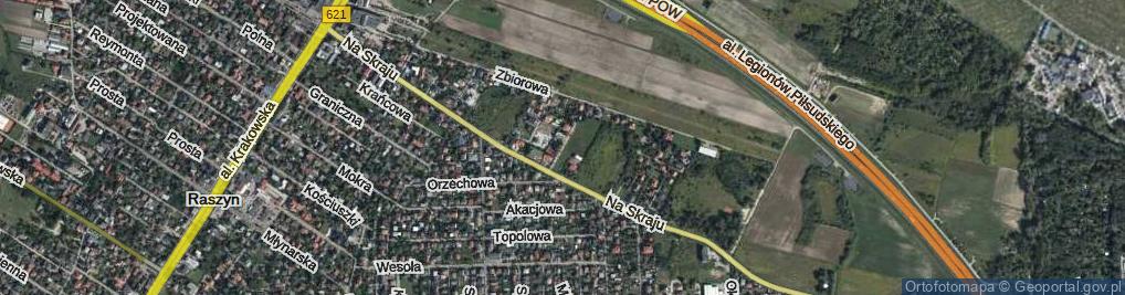 Zdjęcie satelitarne Wolborska ul.