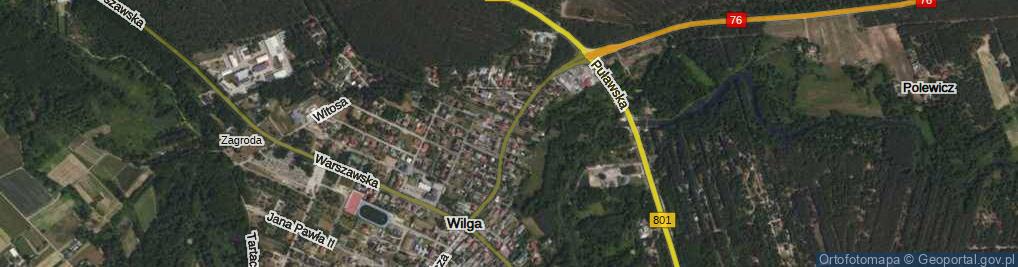 Zdjęcie satelitarne Wojska Polskiego ul.