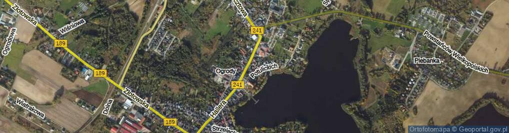 Zdjęcie satelitarne Wodna ul.