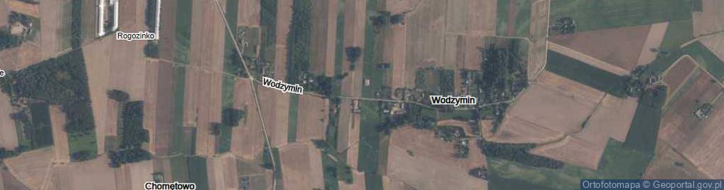 Zdjęcie satelitarne Wodzymin ul.