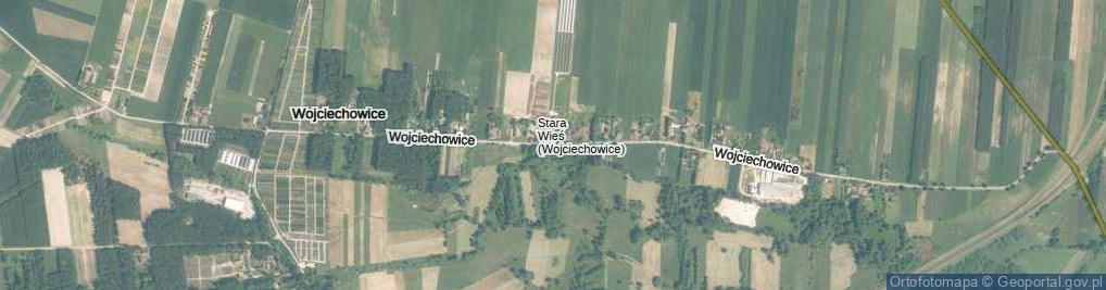 Zdjęcie satelitarne Wojciechowice ul.