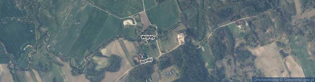 Zdjęcie satelitarne Wojnity ul.