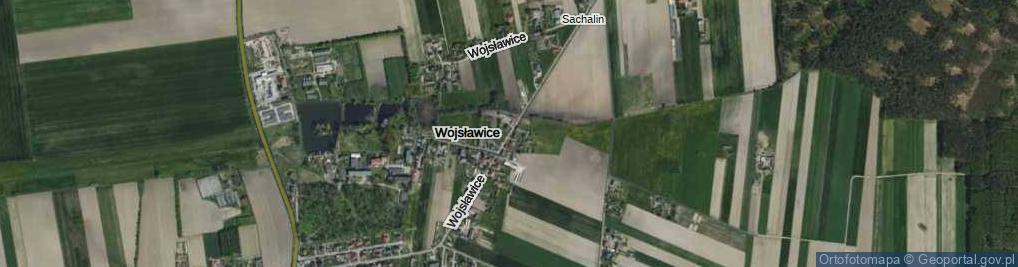 Zdjęcie satelitarne Wojsławice ul.