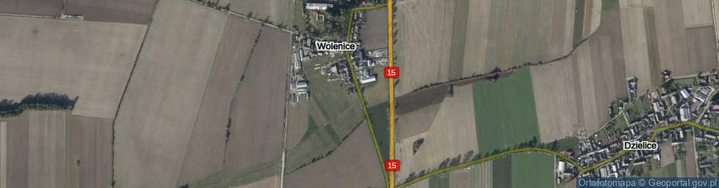 Zdjęcie satelitarne Wolenice ul.