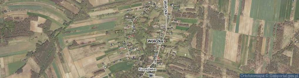 Zdjęcie satelitarne Woliczka ul.