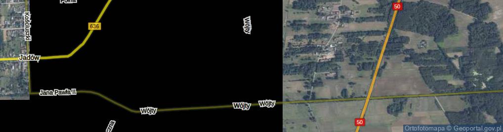 Zdjęcie satelitarne Wójty ul.