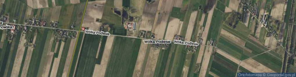 Zdjęcie satelitarne Wólka-Podlesie ul.