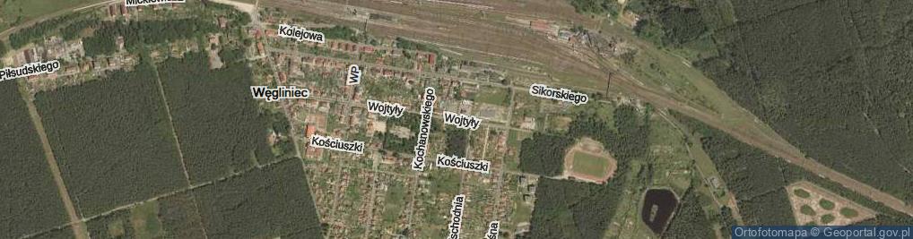 Zdjęcie satelitarne Wojtyły Karola ul.