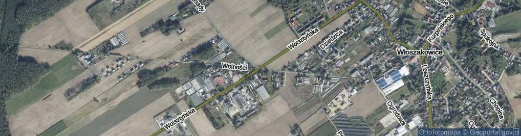 Zdjęcie satelitarne Wolsztyńska ul.