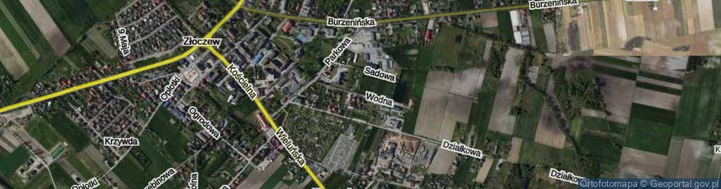Zdjęcie satelitarne Wodna ul.