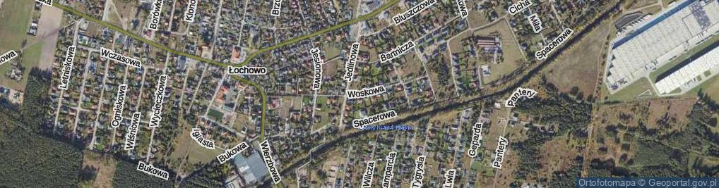 Zdjęcie satelitarne Woskowa ul.