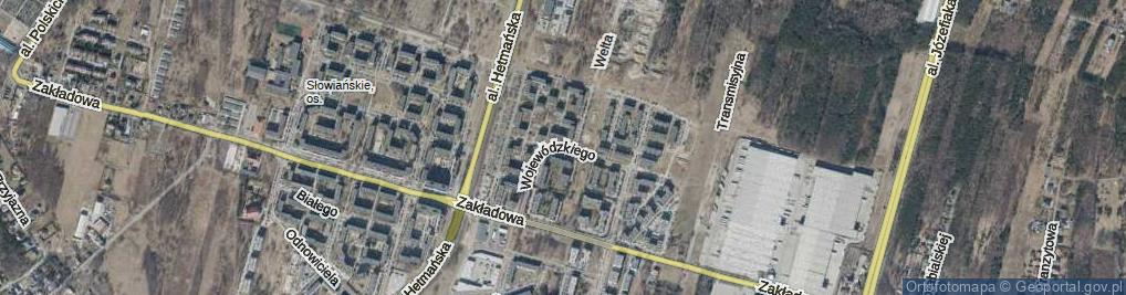 Zdjęcie satelitarne Wojewódzkiego Wacława ul.
