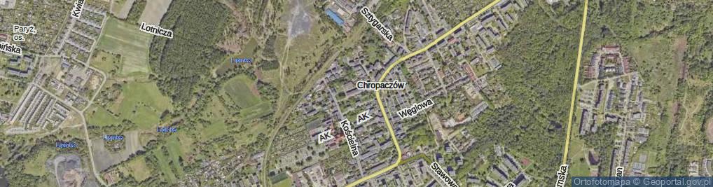 Zdjęcie satelitarne Wolności ul.