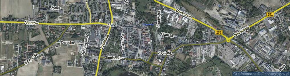 Zdjęcie satelitarne Wodna ul.