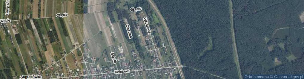 Zdjęcie satelitarne Wrzosowa ul.