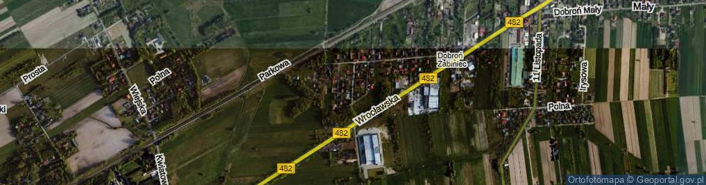 Zdjęcie satelitarne Wrzosowa ul.