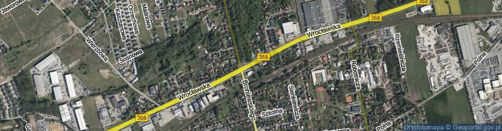 Zdjęcie satelitarne Wrocławska ul.