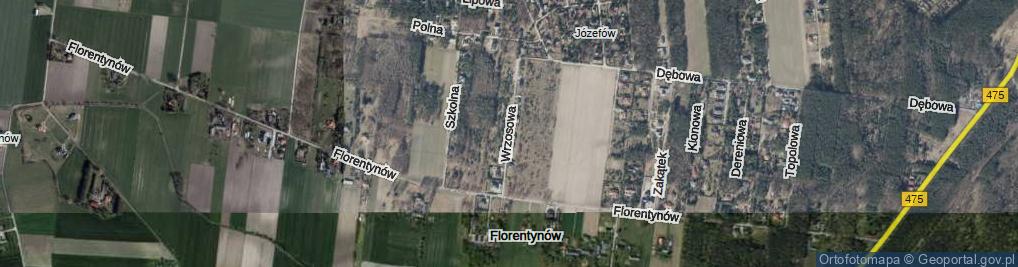 Zdjęcie satelitarne Wrzosowa ul.