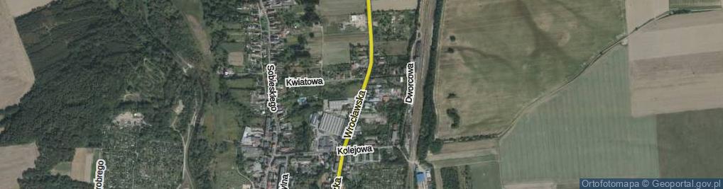 Zdjęcie satelitarne Wrocławska ul.