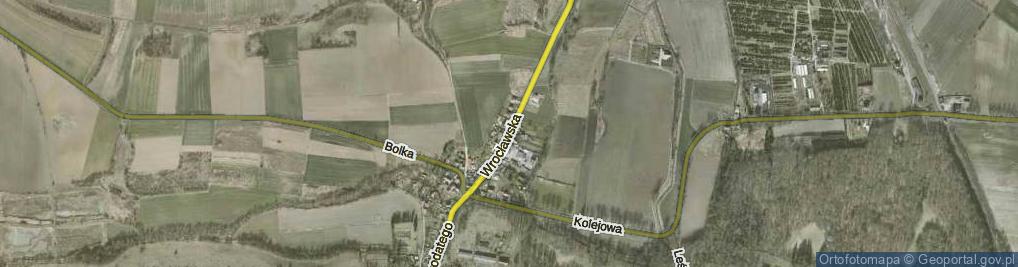 Zdjęcie satelitarne Wrocławska ul.