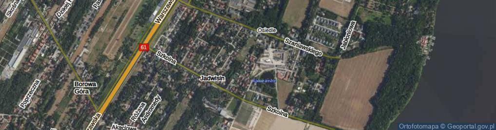 Zdjęcie satelitarne Wrzosowa ul.