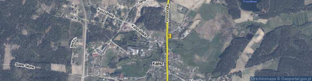 Zdjęcie satelitarne Wrzosowa ul.