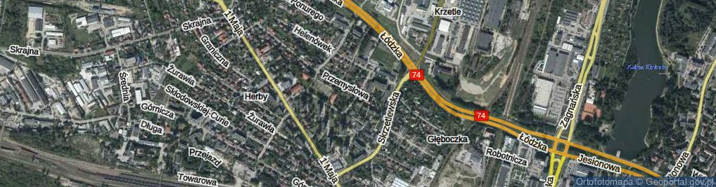 Zdjęcie satelitarne Wronia ul.