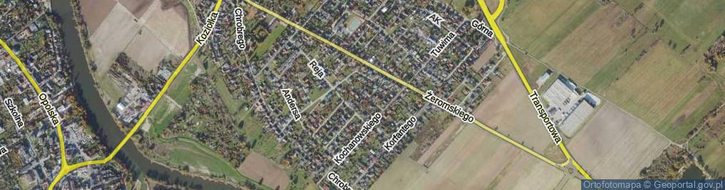 Zdjęcie satelitarne Wróblewskiego ul.