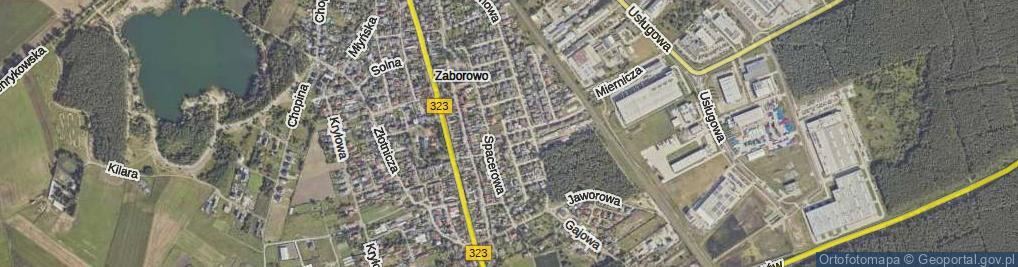 Zdjęcie satelitarne Wrzosowa ul.