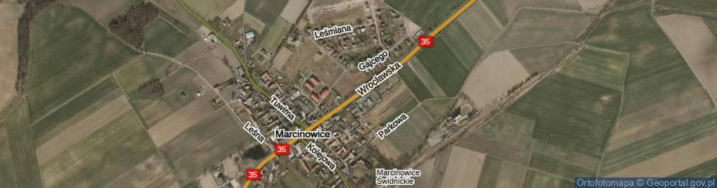 Zdjęcie satelitarne Wrocławska ul.