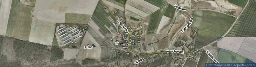 Zdjęcie satelitarne Wrocławska ul.