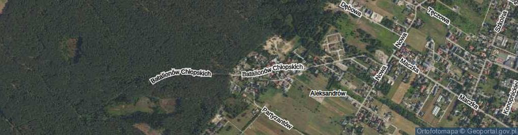 Zdjęcie satelitarne Wronia ul.