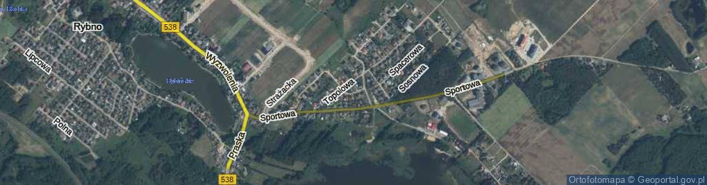 Zdjęcie satelitarne Wrzosowa ul.