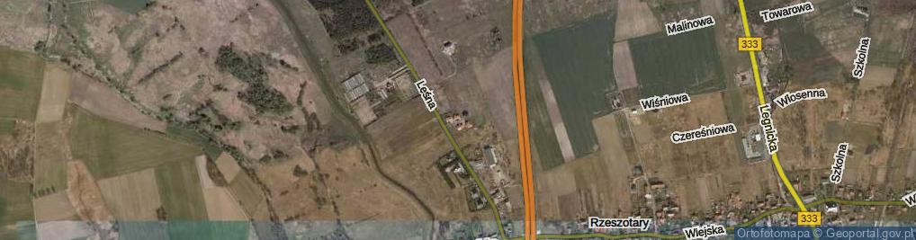 Zdjęcie satelitarne Wrzosowa ul.