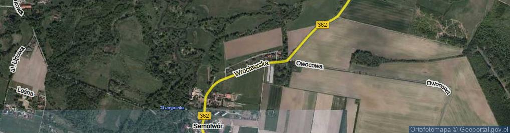 Zdjęcie satelitarne Wrocławska ul.