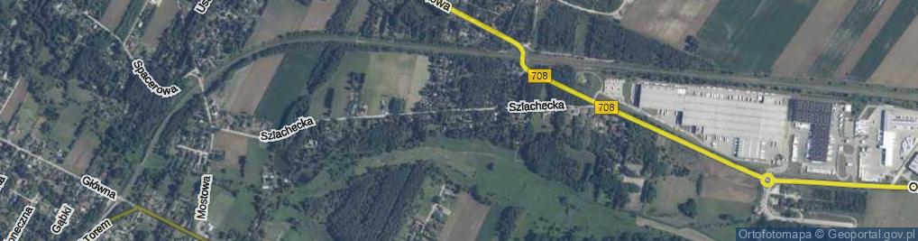 Zdjęcie satelitarne Wrzosowa ul.