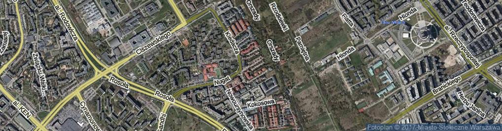 Zdjęcie satelitarne Wrzosowisko ul.