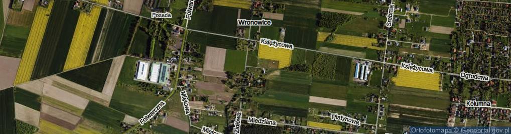 Zdjęcie satelitarne Wronowice ul.