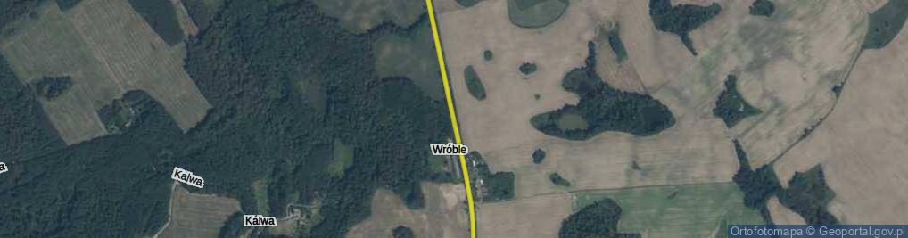 Zdjęcie satelitarne Wróble ul.